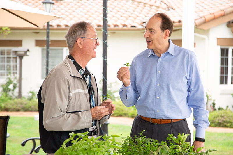 Loren with Male Resident